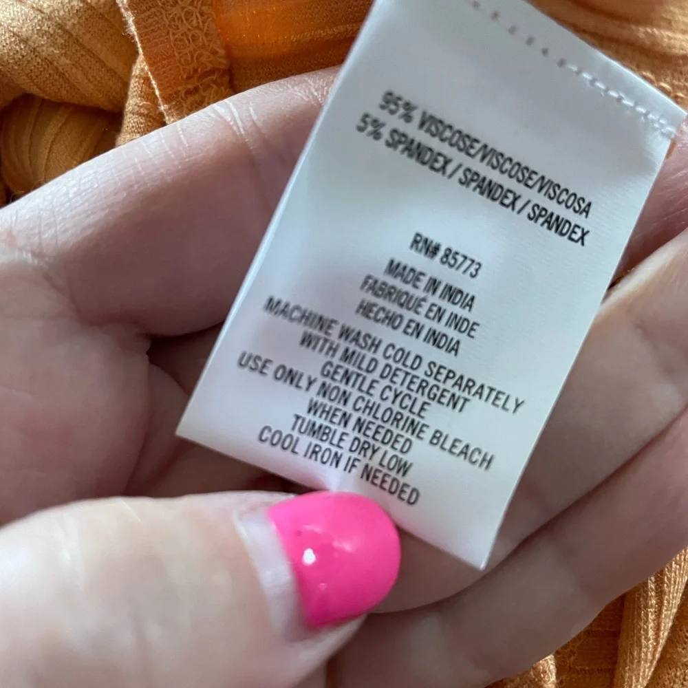 O’Neill orange casual tank dress - Picture 11 of 12